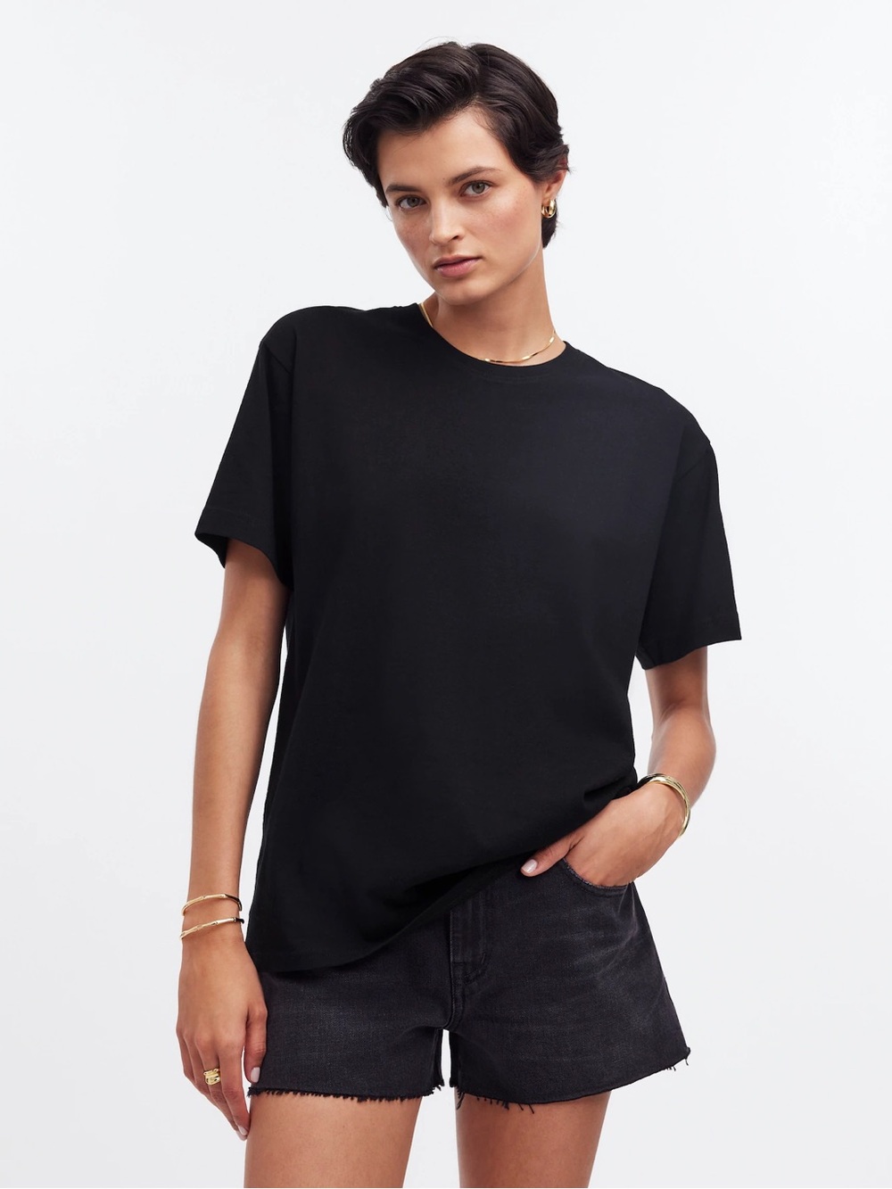 Madewell Cotton Relaxed Oversized Tee M
